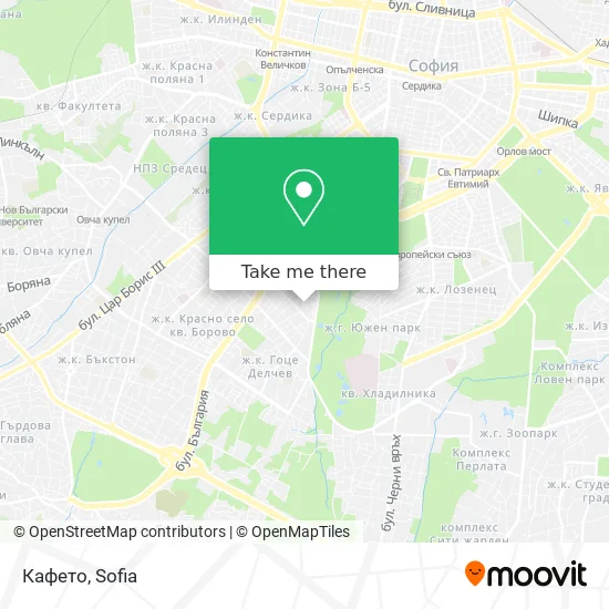 Карта Кафето