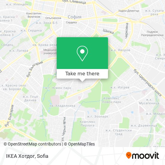 IKEA Хотдог map