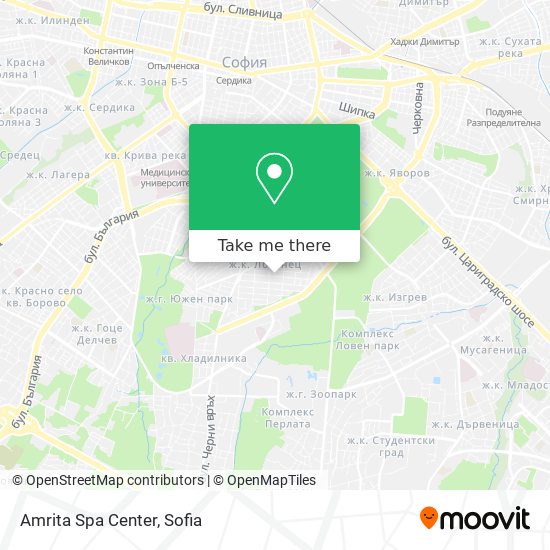 Amrita Spa Center map