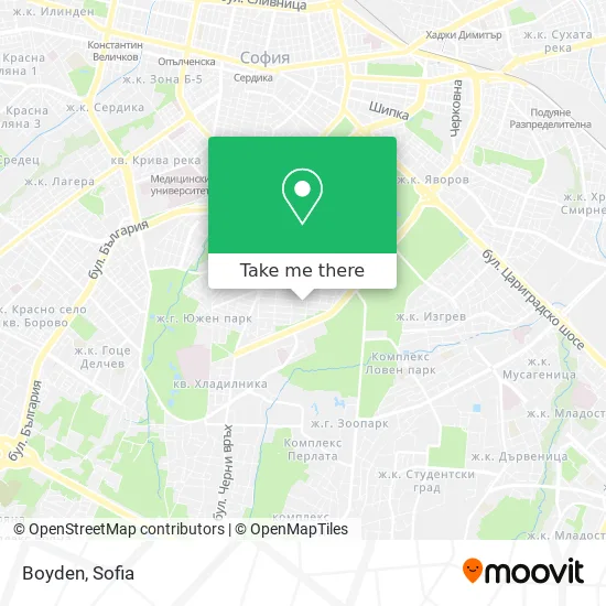 Карта Boyden