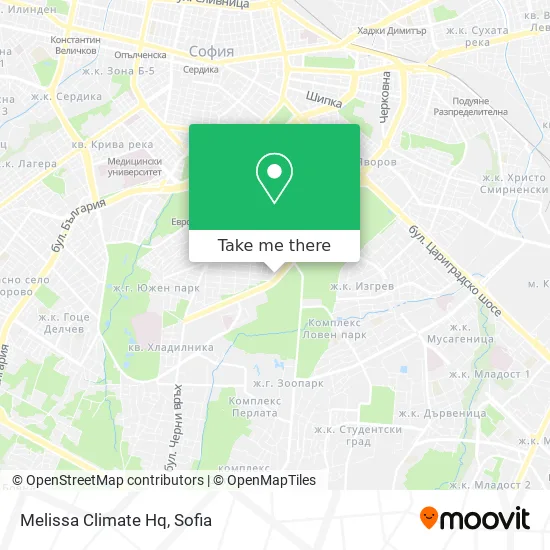 Melissa Climate Hq map
