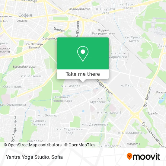 Карта Yantra Yoga Studio