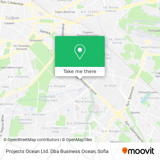 Карта Projects Ocean Ltd. Dba Business Ocean