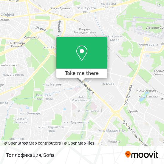 Топлофикация map