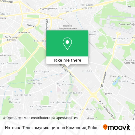 Карта Източна Телекомуникационна Компания