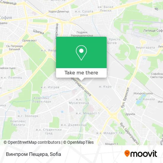 Карта Винпром Пещера