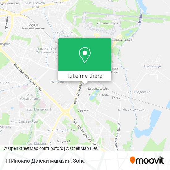 П Инокио Детски магазин map