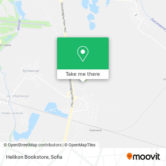 Helikon Bookstore map