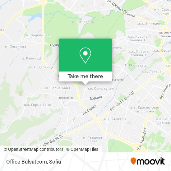 Office Bulsatcom map