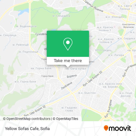 Yellow Sofas Cafe map