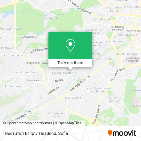 Карта Вестител Бг Iptv Headend