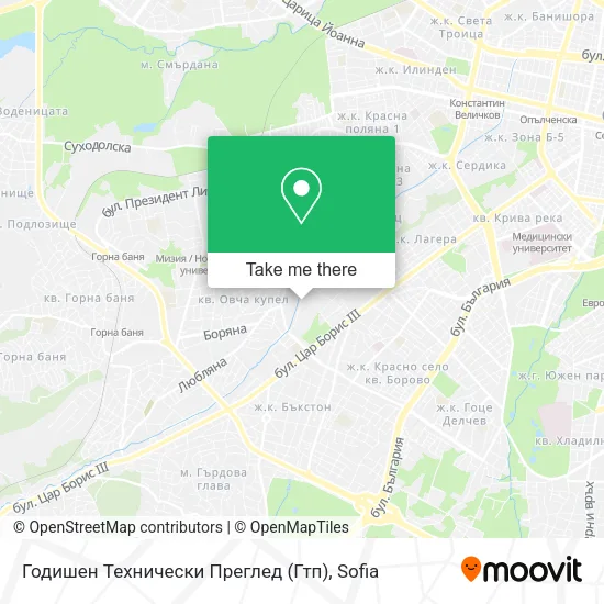 Карта Годишен Технически Преглед (Гтп)