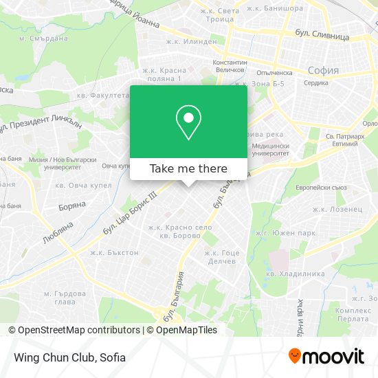 Wing Chun Club map