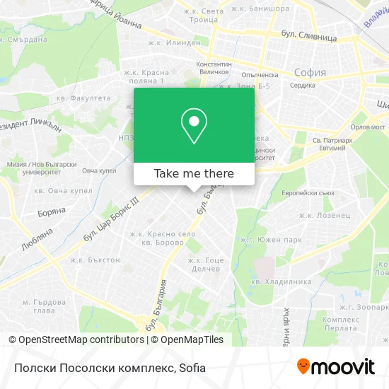 Карта Полски Посолски комплекс