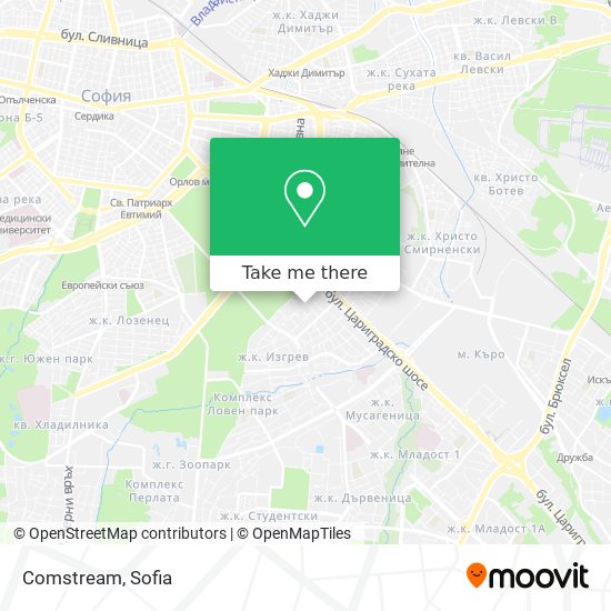 Comstream map