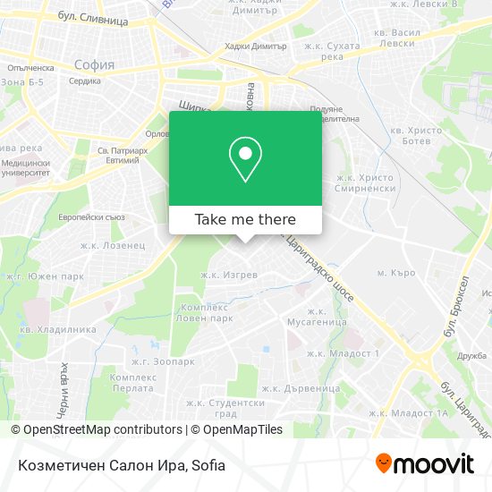 Козметичен Салон Ира map