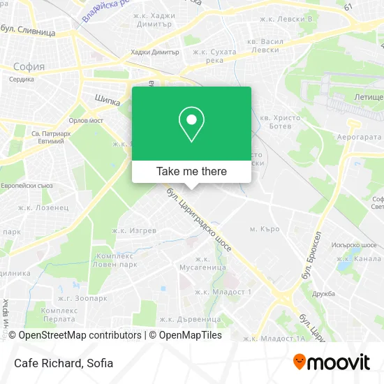 Карта Cafe Richard