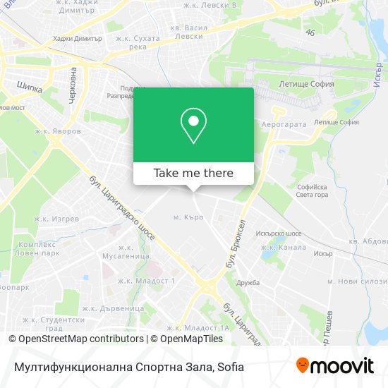 Мултифункционална Спортна Зала map
