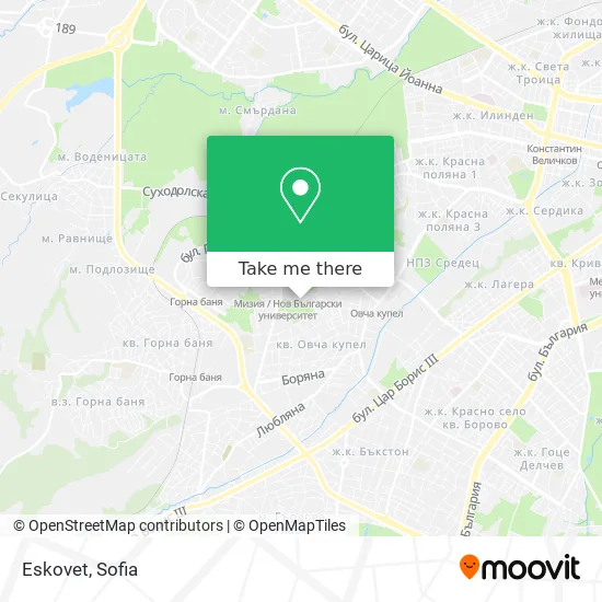 Карта Eskovet