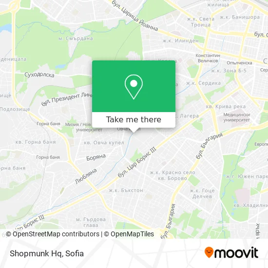 Карта Shopmunk Hq