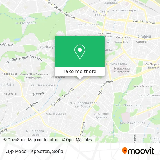 Карта Д-р Росен Кръстев