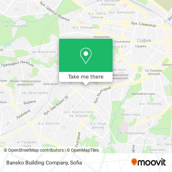 Bansko Building Company map