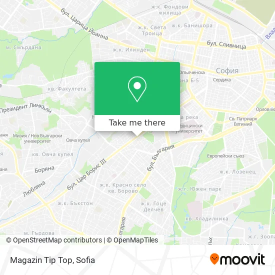 Карта Magazin Tip Top