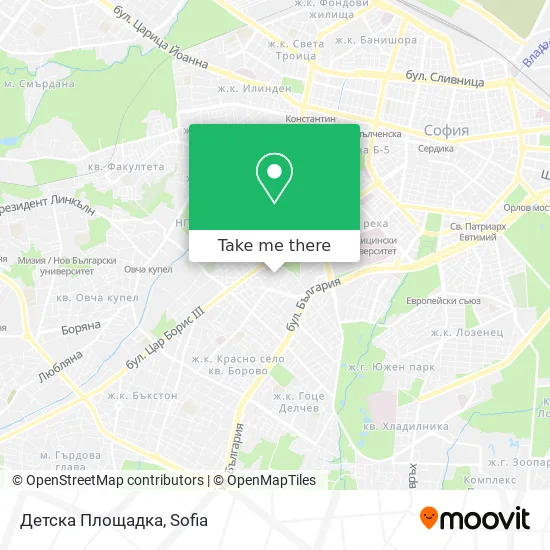 Карта Детска Площадка