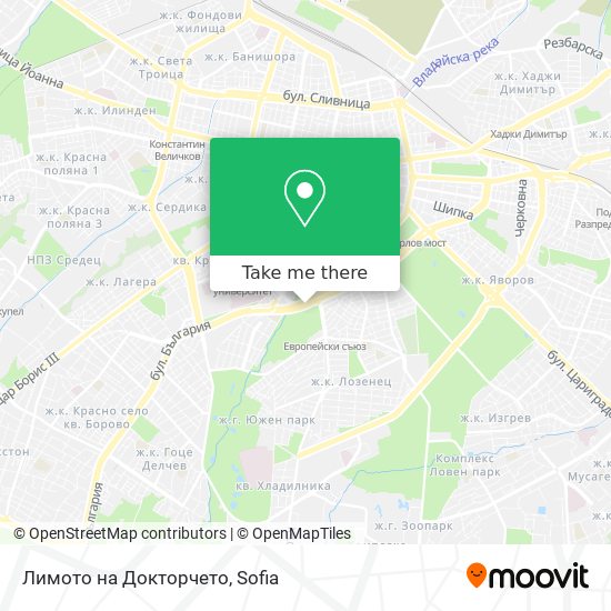 Лимото на Докторчето map