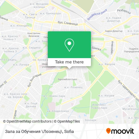 Зала за Обучения \Лозенец\ map