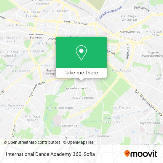 International Dance Academy 360 map