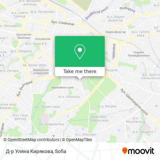 Д-р Уляна Кирякова map