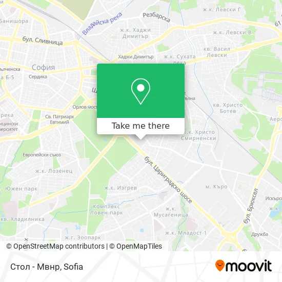 Стол - Мвнр map