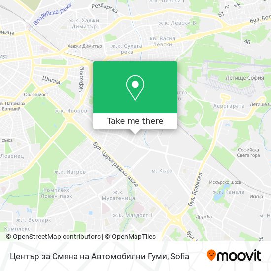 Център за Смяна на Автомобилни Гуми map