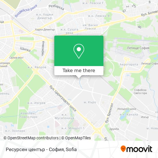 Ресурсен център - София map