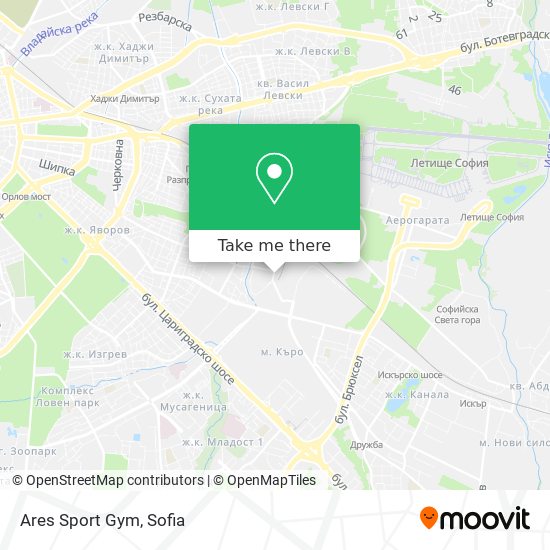 Ares Sport Gym map