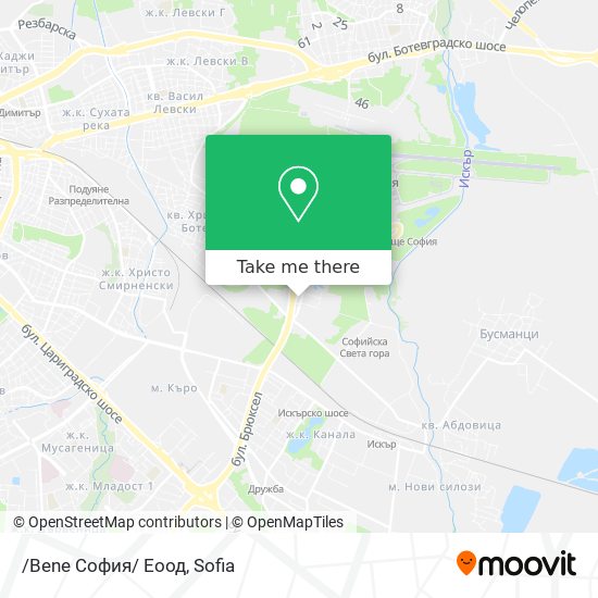 /Bene София/ Еоод map