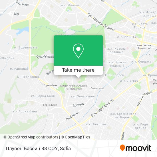 Плувен Басейн 88 СОУ map