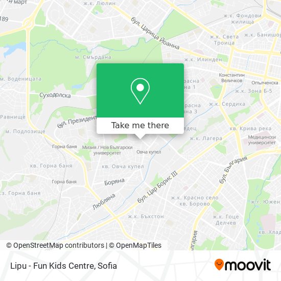 Lipu - Fun Kids Centre map