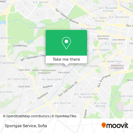 Карта Sportgas Service