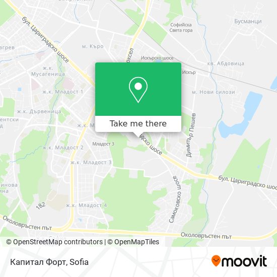 Капитал Форт map
