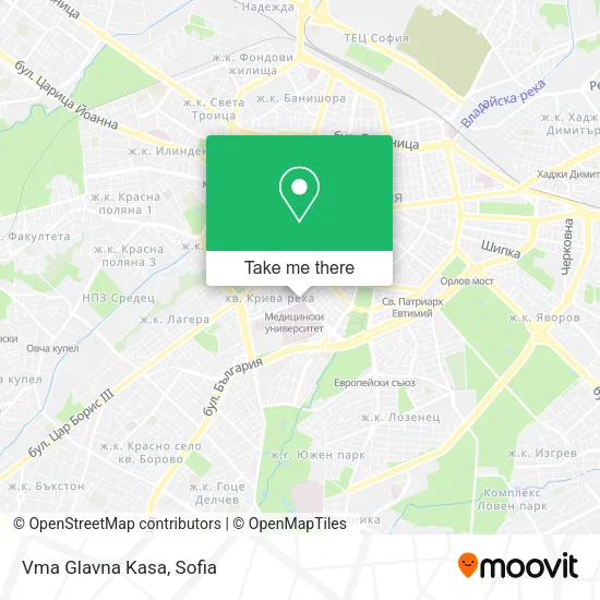Vma Glavna Kasa map
