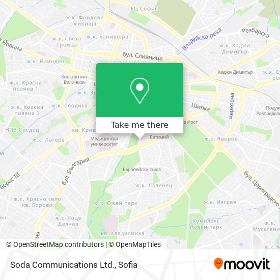 Soda Communications Ltd. map