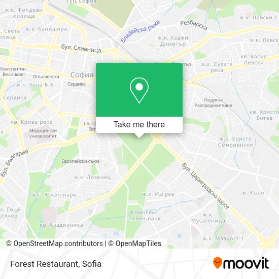 Карта Forest Restaurant