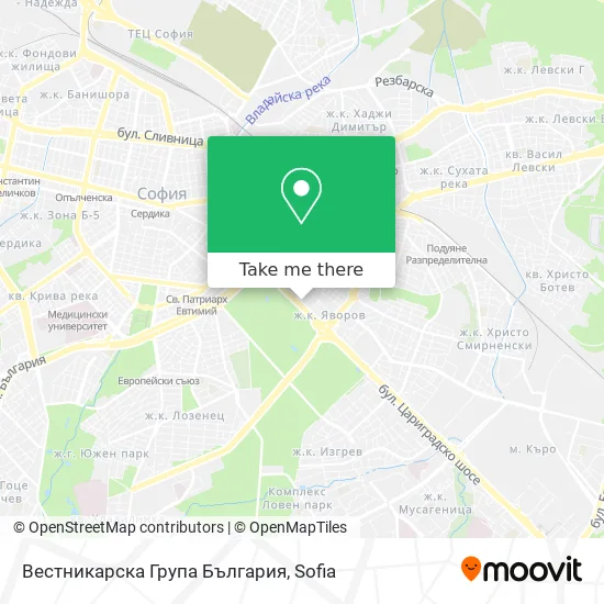 Вестникарска Група България map