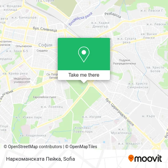 Карта Наркоманската Пейка