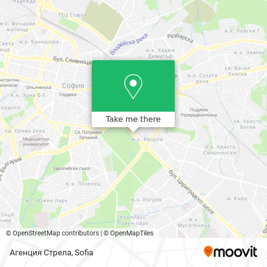 Агенция Стрела map