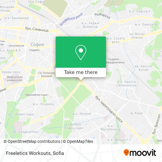 Freeletics Workouts map