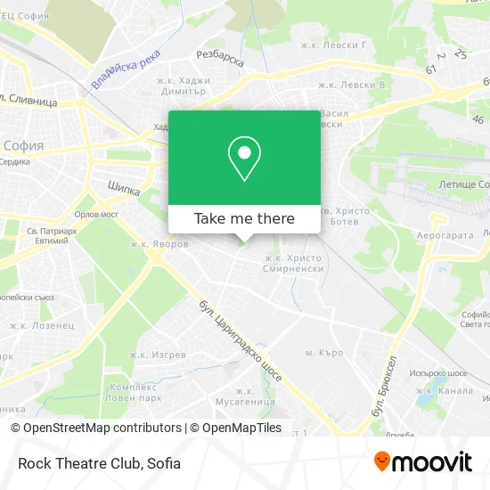 Карта Rock Theatre Club