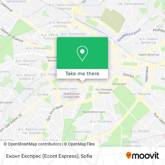 Еконт Експрес (Econt Express) map